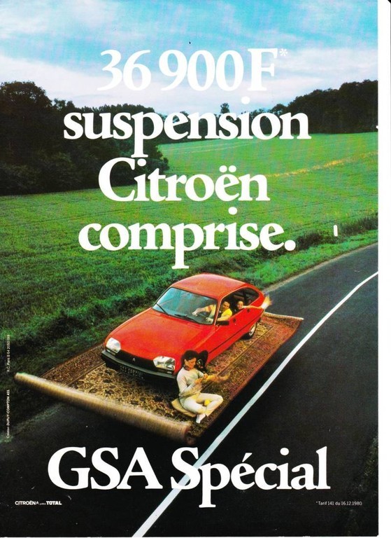 GSAventure - Le Club des Citroën GS et GSA - Les Publicités TV